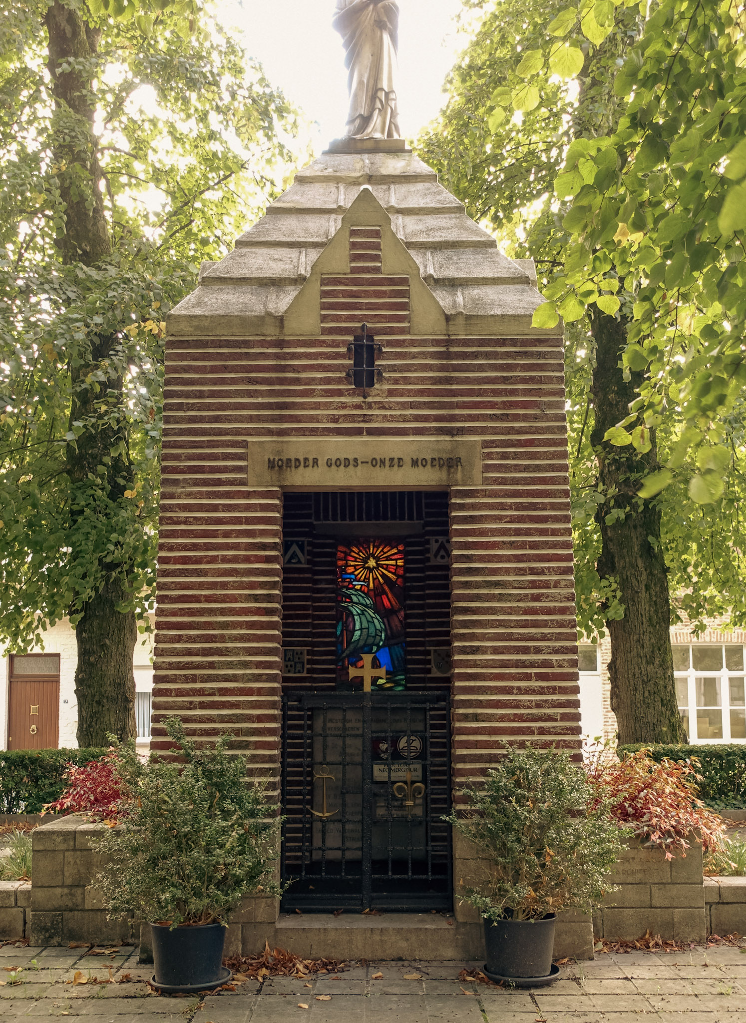 Kapel aan het begin van de wandeling